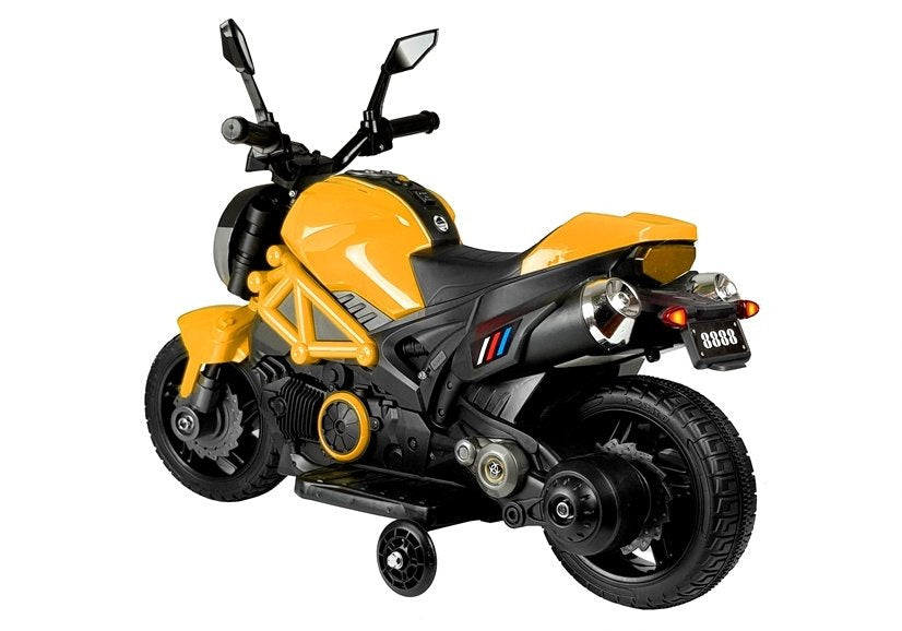 Electric Ride On Motorbike GTM1188 Yellow - attēls 3