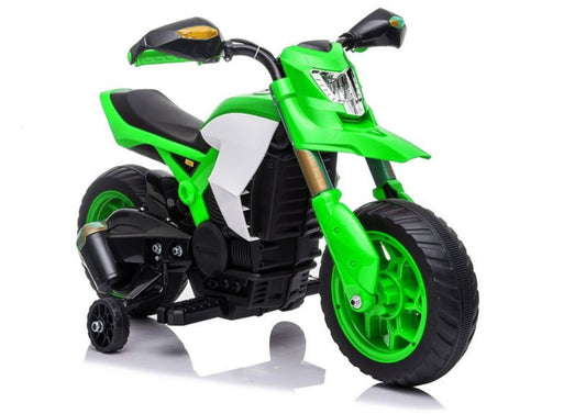 Electric Ride-On Motorbike TR1909 Green - attēls 1