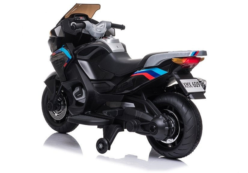 Electric Ride-On Motorbike XMX609 Black - attēls 6
