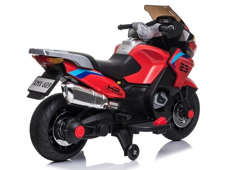 Electric Ride-On Motorbike XMX609 Red - attēls 7