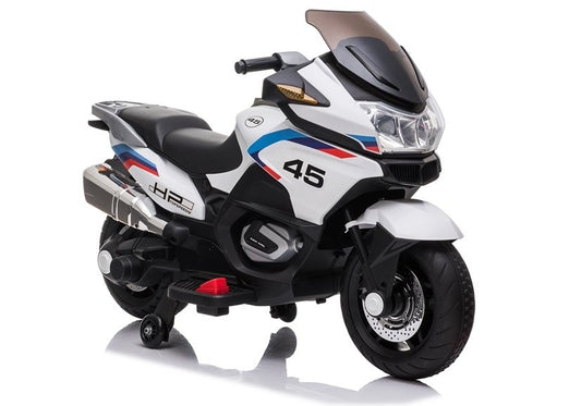 Electric Ride-On Motorbike XMX609 White - attēls 1
