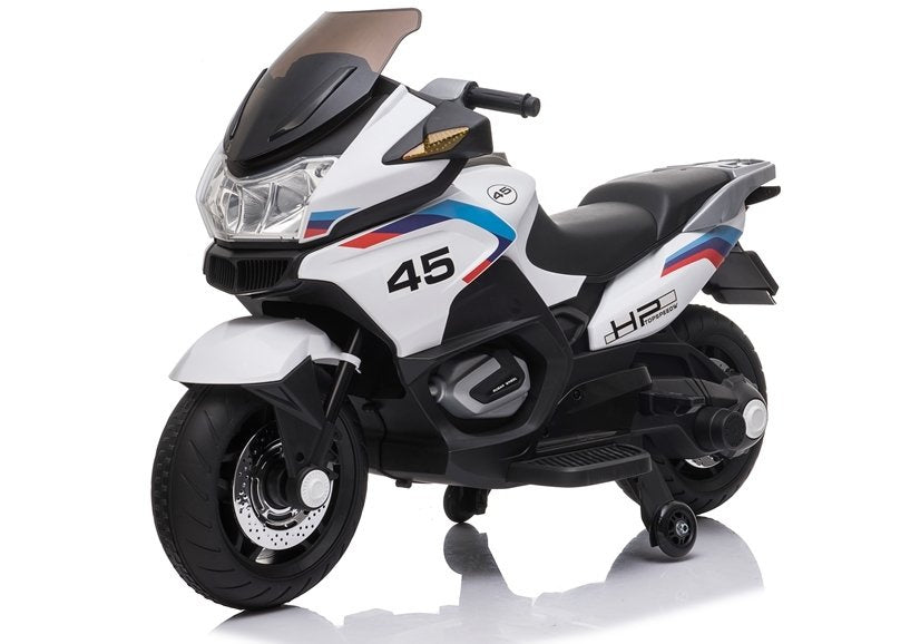 Electric Ride-On Motorbike XMX609 White - attēls 3