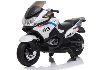 Electric Ride-On Motorbike XMX609 White - attēls 3
