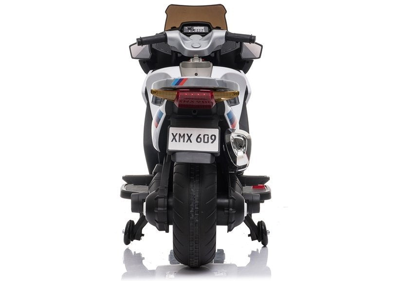 Electric Ride-On Motorbike XMX609 White - attēls 7