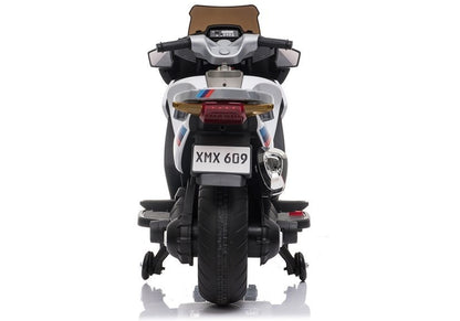 Electric Ride-On Motorbike XMX609 White - attēls 7