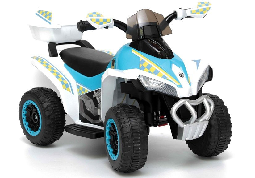 Electric Ride-On Police Quad GTS1188-A White - attēls 1