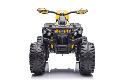 Electric Ride On Quad QLS-3288 Yellow - attēls 2