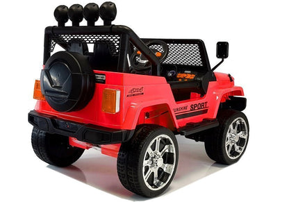 Electric Ride On S2388 Jeep Red 4x45W - attēls 6