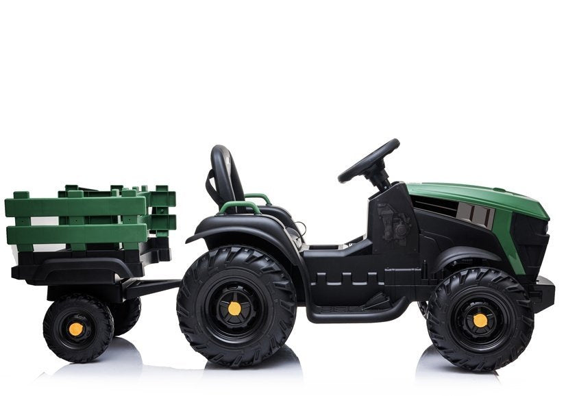 Electric Ride On Tractor with a trailer BDM0925 Military Green - pilt 5