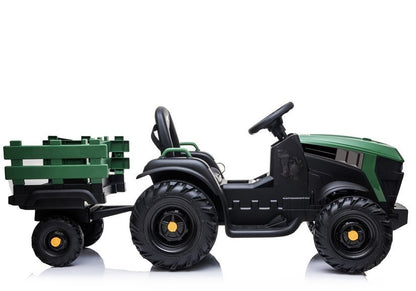 Electric Ride On Tractor with a trailer BDM0925 Military Green - pilt 5