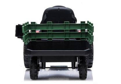 Electric Ride On Tractor with a trailer BDM0925 Military Green - pilt 7