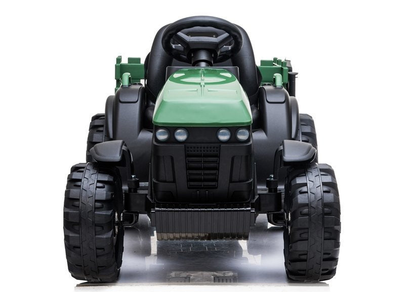 Electric Ride On Tractor with a trailer BDM0925 Military Green - pilt 8