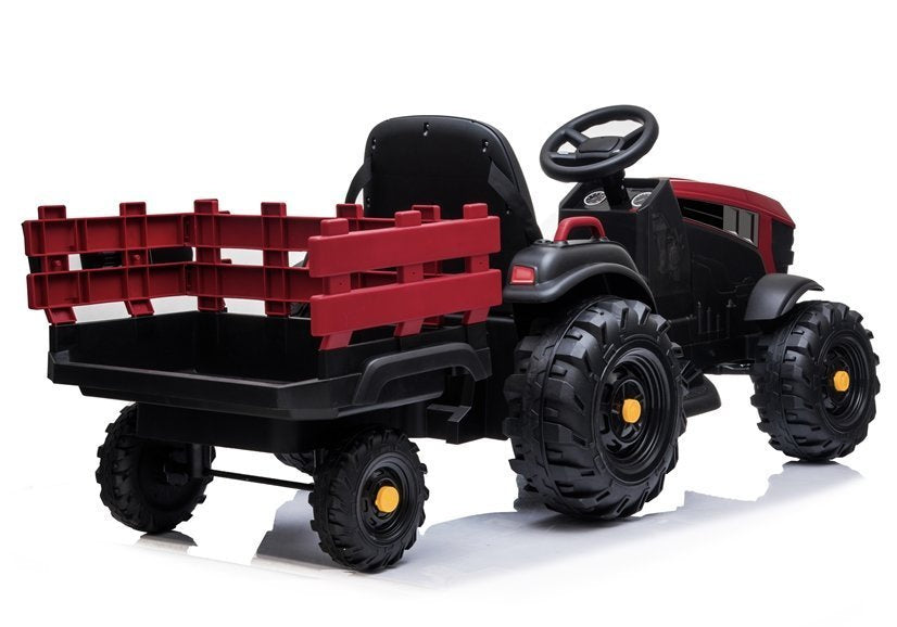Electric Ride On Tractor with a trailer BDM0925 Red - pilt 7