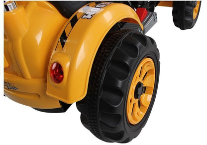 Electric Ride On Tractor with Bucket Excavator Orange - pilt 3