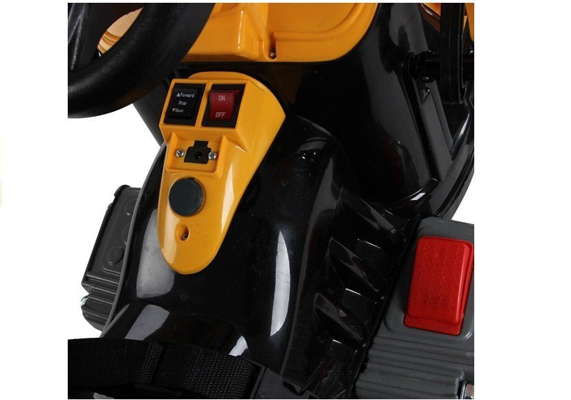 Electric Ride On Tractor with Bucket Excavator Orange - pilt 6
