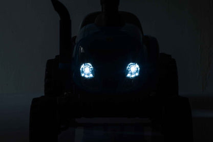 Electric Tractor with Trailer A009 Blue - image 7