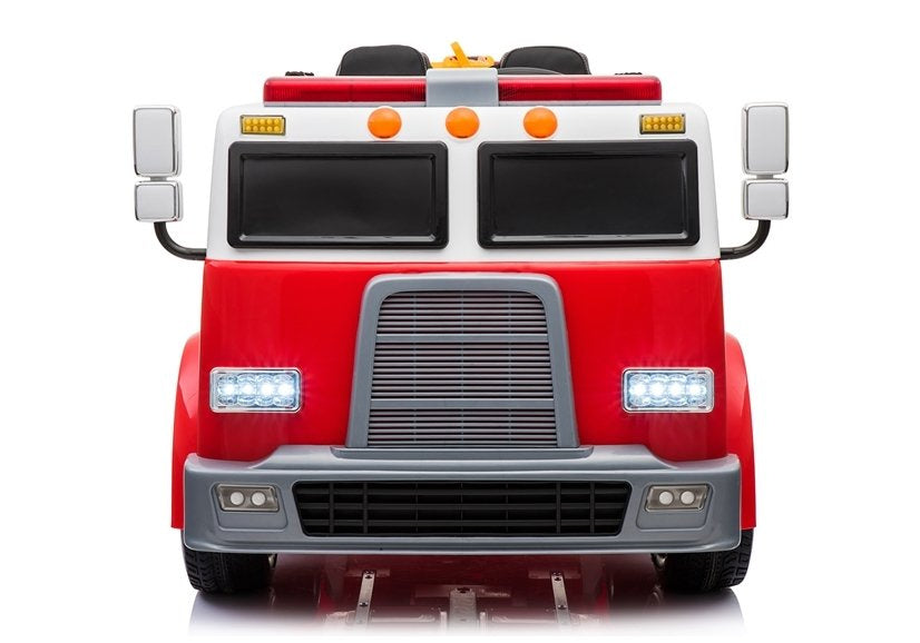 Fire Truck Red - Electric Ride On Car - attēls 2