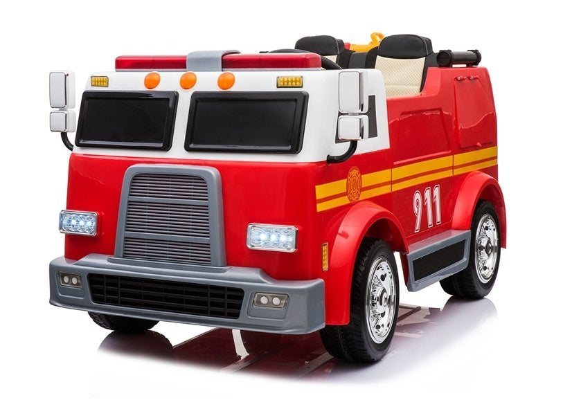 Fire Truck Red - Electric Ride On Car - attēls 3