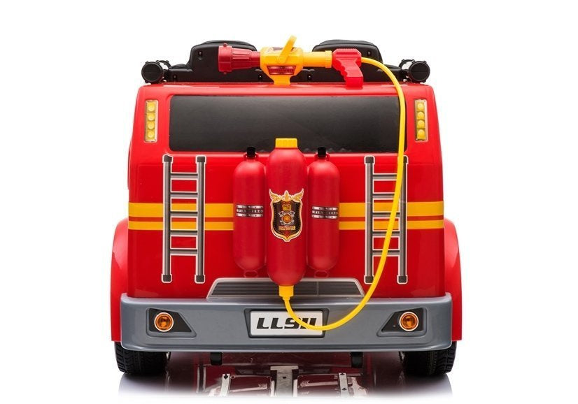 Fire Truck Red - Electric Ride On Car - attēls 6
