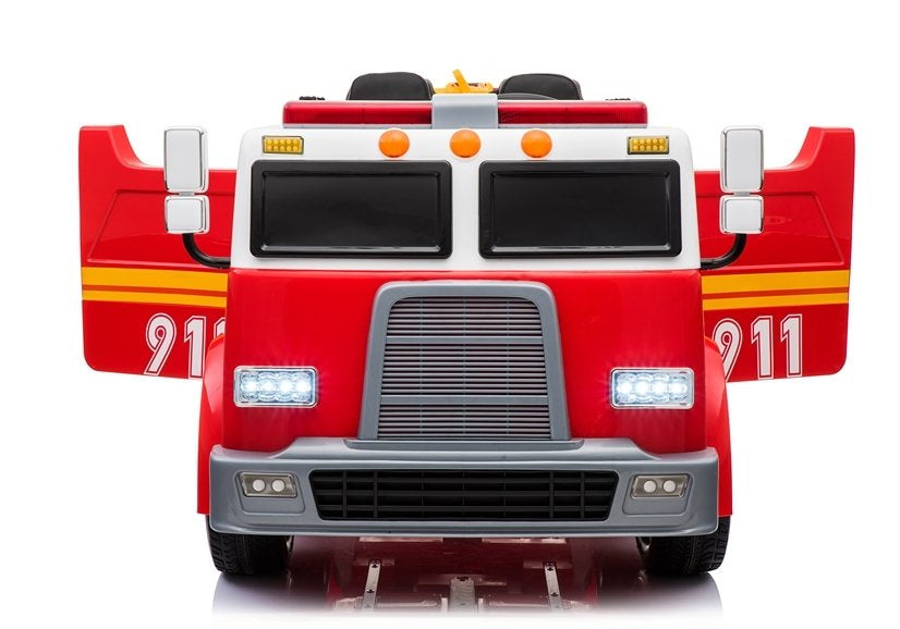 Fire Truck Red - Electric Ride On Car - attēls 7