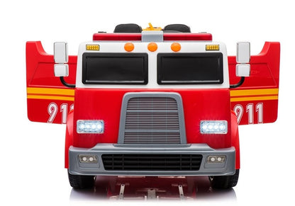 Fire Truck Red - Electric Ride On Car - attēls 7