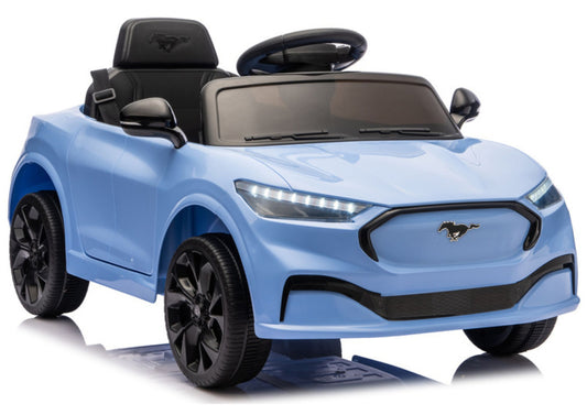 Ford Mustang Mach-E Blue 24V Battery-Powered Car - attēls 1