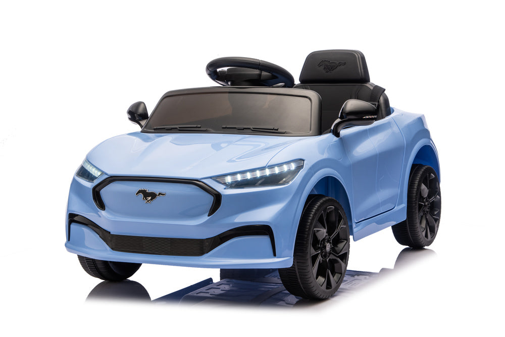 Ford Mustang Mach-E Blue 24V Battery-Powered Car - attēls 7