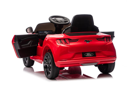 Ford Mustang Mach-E Red 24V Battery-Powered Car - attēls 2