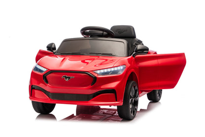 Ford Mustang Mach-E Red 24V Battery-Powered Car - attēls 4