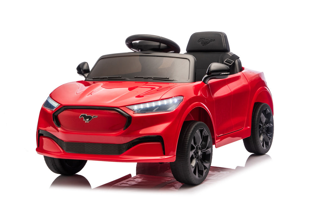 Ford Mustang Mach-E Red 24V Battery-Powered Car - attēls 7