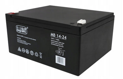 Gel Battery AGM 24V14Ah For Car Battery - pilt 2