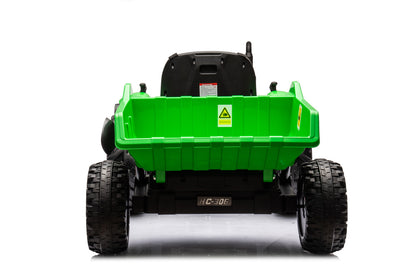 HC-306 Battery Operated Tractor With Trailer Light Green 24V - attēls 8