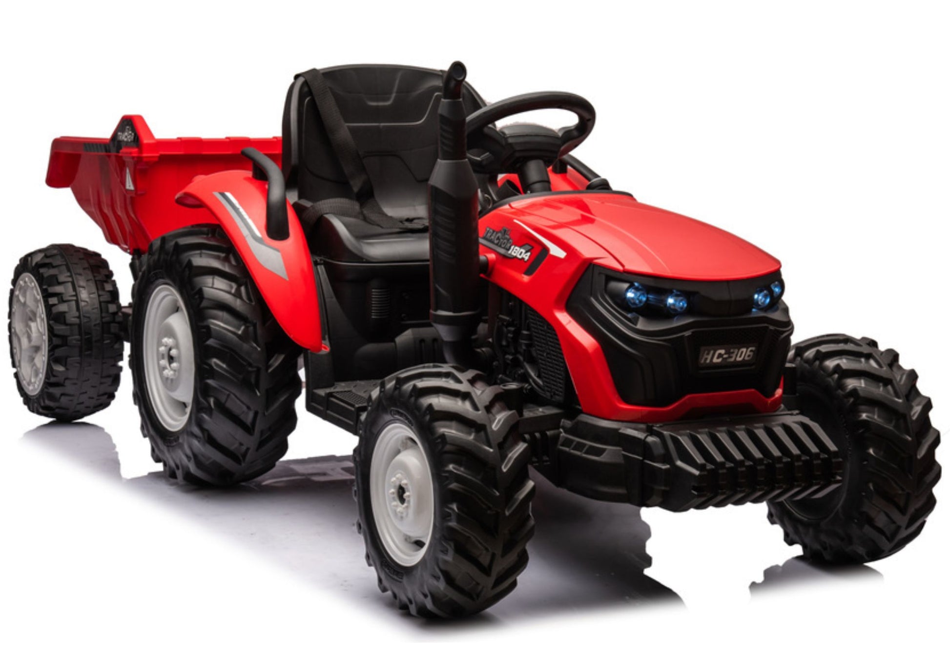 HC-306 Red Battery Tractor With 24V Trailer - image 7