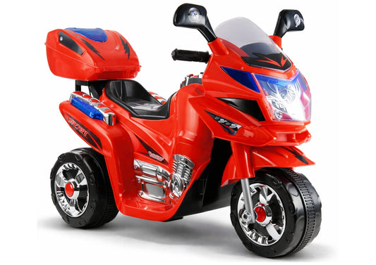 HC8051 Red - Electric Ride On Motorcycle - attēls 1