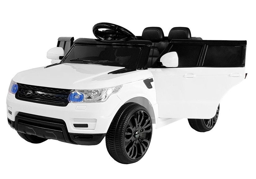 HL1638 Electric Ride-On Car White - attēls 4