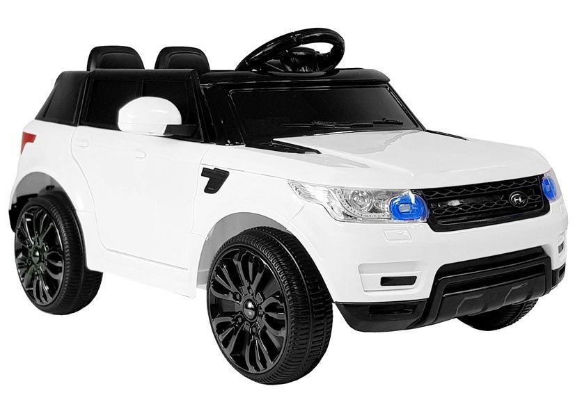 HL1638 Electric Ride-On Car White - attēls 8