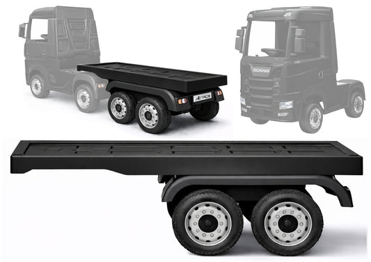 HL358 Mercedes Scania Actros black vehicle semi-trailer - attēls 1