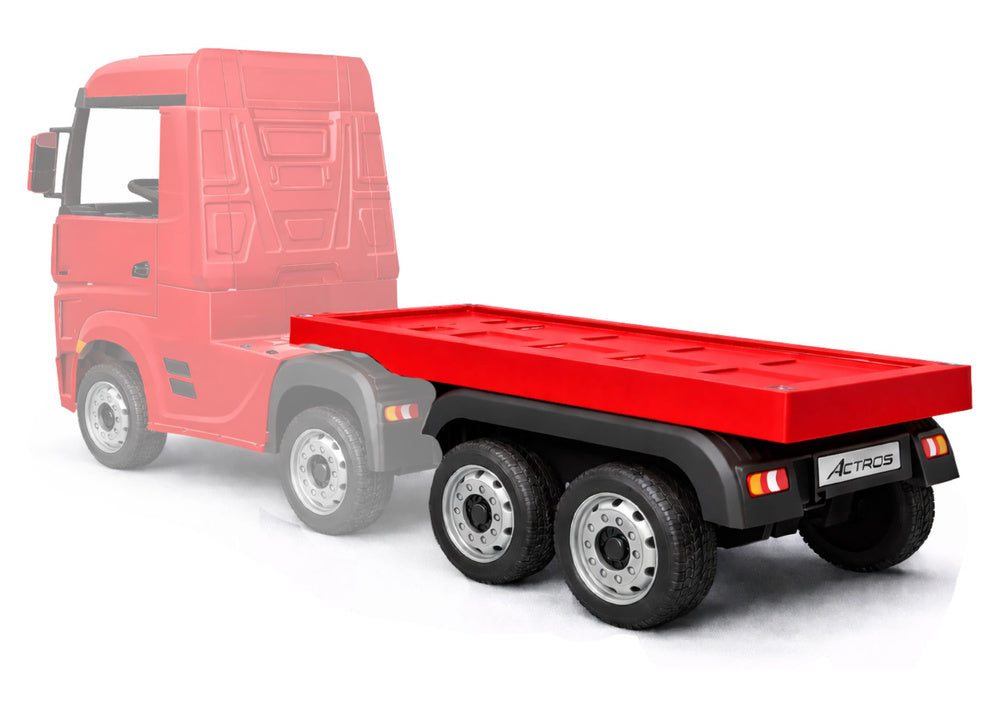 HL358 Mercedes Scania Actros red vehicle semi-trailer - attēls 2