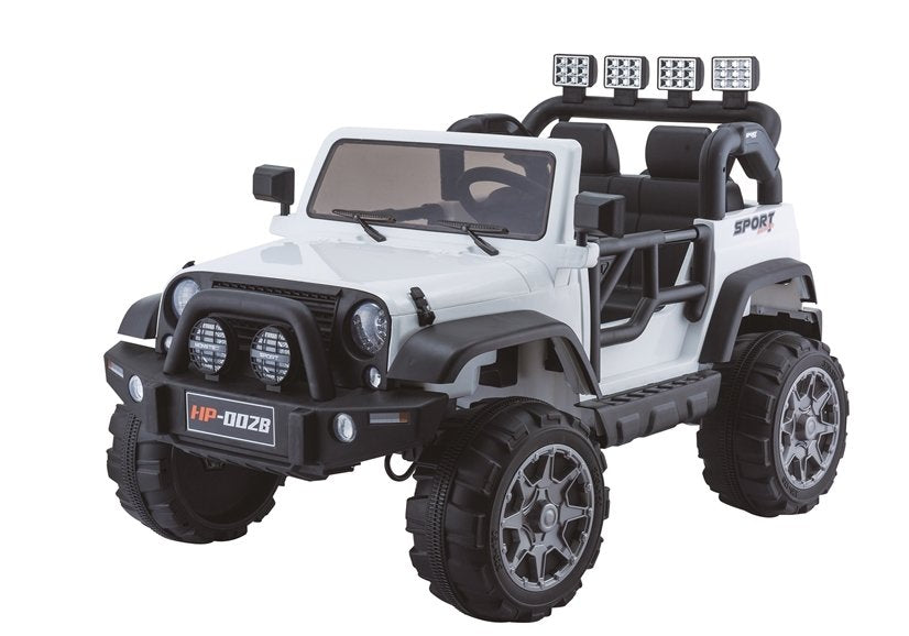 Jeep HP012 Electric Ride On Car - White - pilt 4
