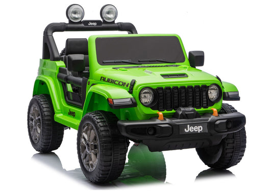 Jeep Rubicon 4x4 Battery-Powered Vehicle DK-JWR556 4x200W 24V Green - attēls 1