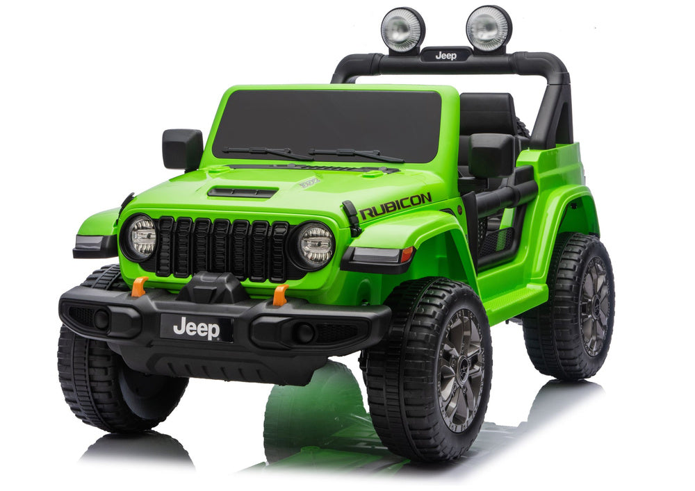 Jeep Rubicon 4x4 Battery-Powered Vehicle DK-JWR556 4x200W 24V Green - attēls 2