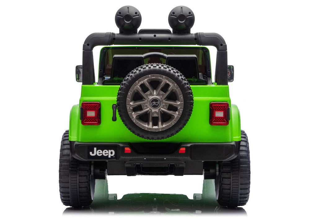 Jeep Rubicon 4x4 Battery-Powered Vehicle DK-JWR556 4x200W 24V Green - attēls 4