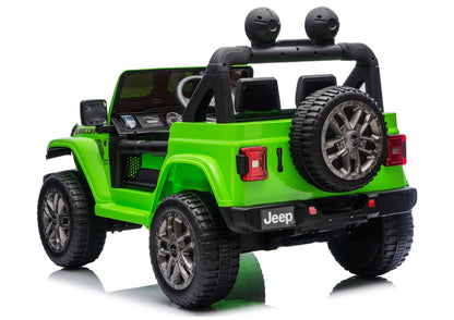 Jeep Rubicon 4x4 Battery-Powered Vehicle DK-JWR556 4x200W 24V Green - attēls 5