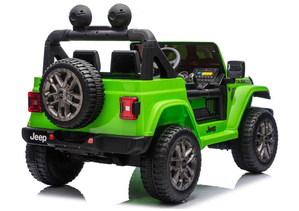 Jeep Rubicon 4x4 Battery-Powered Vehicle DK-JWR556 4x200W 24V Green - attēls 6