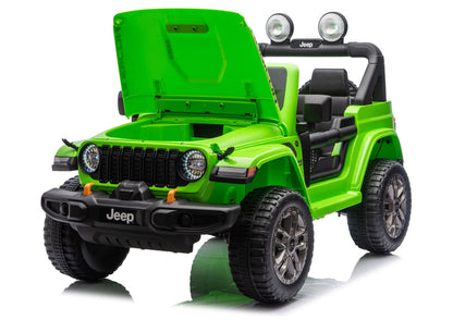 Jeep Rubicon 4x4 Battery-Powered Vehicle DK-JWR556 4x200W 24V Green - attēls 8