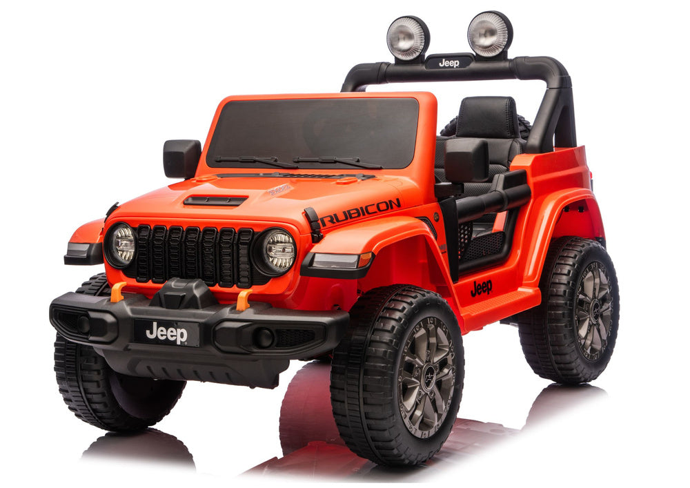 Jeep Rubicon 4x4 Battery-Powered Vehicle DK-JWR556 4x200W 24V Orange - attēls 2