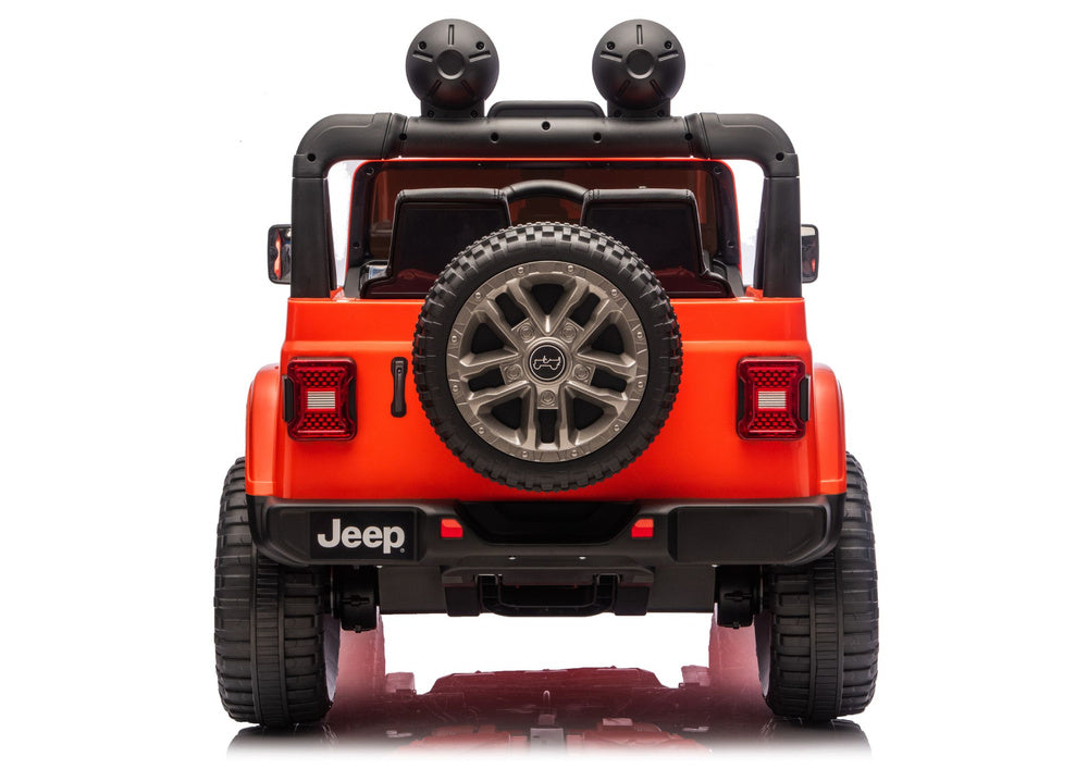 Jeep Rubicon 4x4 Battery-Powered Vehicle DK-JWR556 4x200W 24V Orange - attēls 4