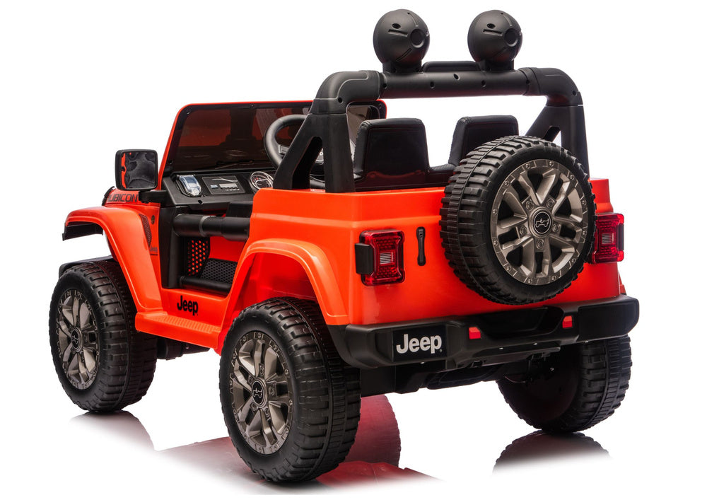 Jeep Rubicon 4x4 Battery-Powered Vehicle DK-JWR556 4x200W 24V Orange - attēls 5