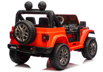 Jeep Rubicon 4x4 Battery-Powered Vehicle DK-JWR556 4x200W 24V Orange - attēls 6