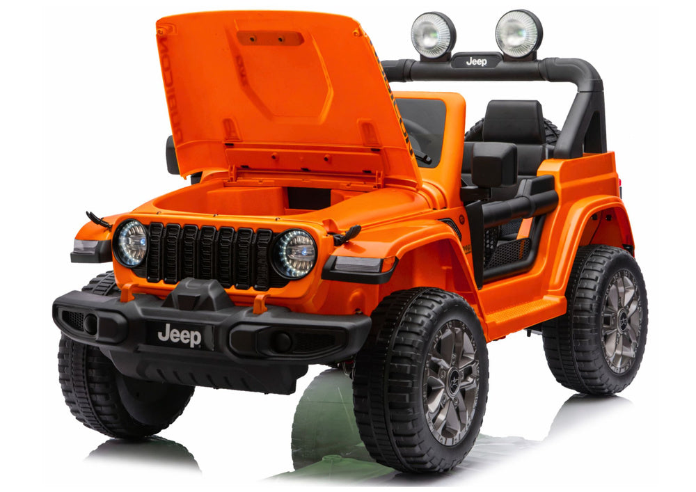 Jeep Rubicon 4x4 Battery-Powered Vehicle DK-JWR556 4x200W 24V Orange - attēls 7